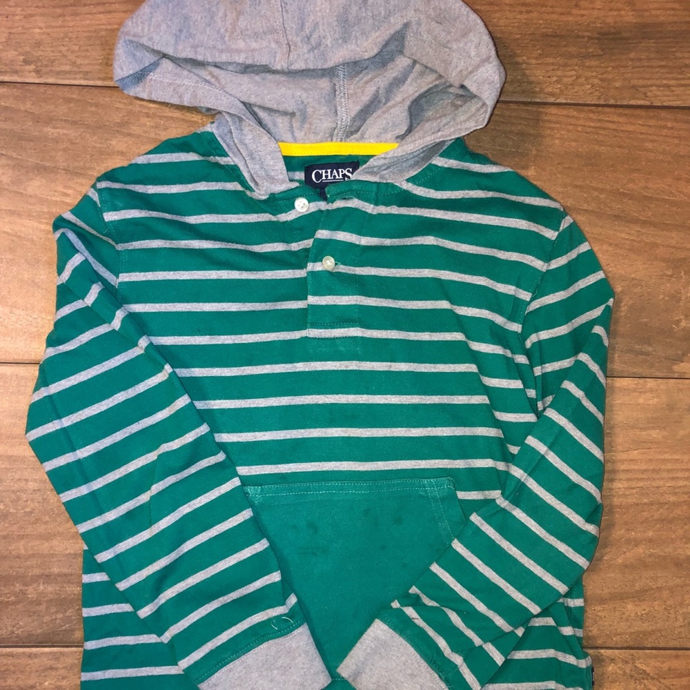 CHAPS Pullover Hooded Shirt